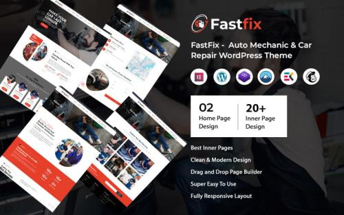 FastFix - Auto Mechanic & Car Repair WordPress Theme theme free